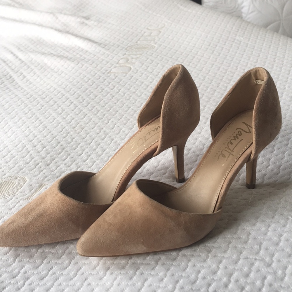Nanette Lepore d’orsay suede pump